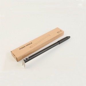 Pizza Forks Pizza Turner Aluminiumgriff Backware Raudy leicht zu speichern&Transferküche und Backwerkzeug, Schwarz, schwarz